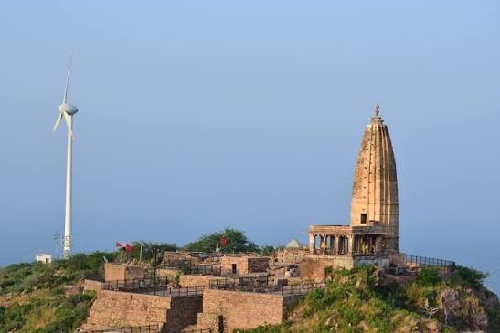 Harshnath Temple, an ancient Shiva temple on the Aravalli hills near Sikar