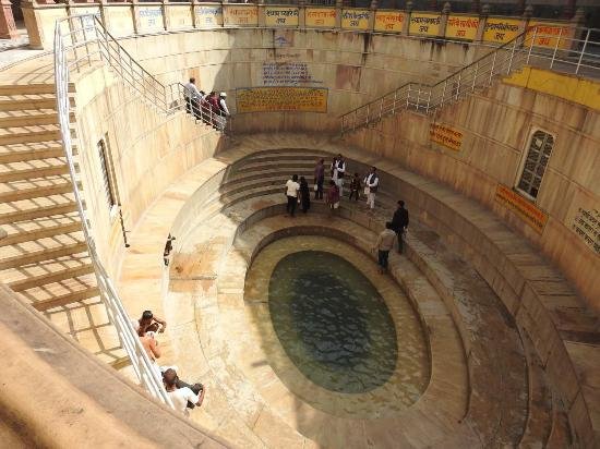 Shyam Kund sacred pond beside Khatu Shyam Ji Mandir where devotees take a ritual dip